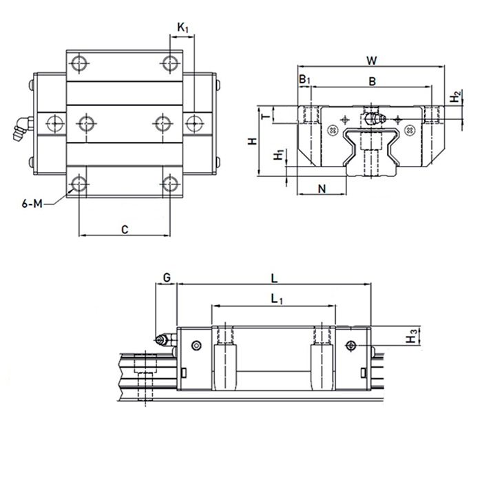 Каретка RGW30CCZAH ISKRA