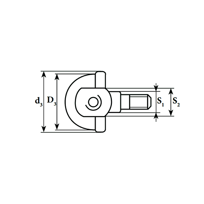 Шарнирный наконечник SQ8CRS ISKRA
