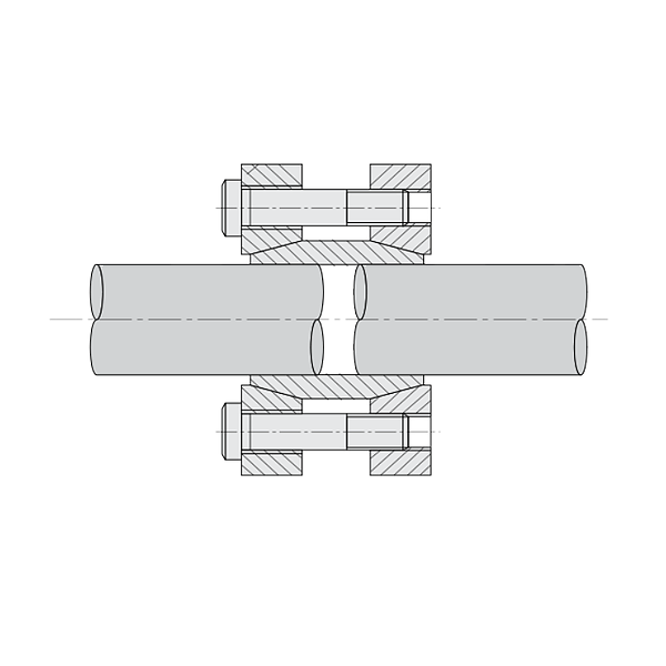 Зажимная втулка KLMM025 (PHF FX130-25x55) ISKRA