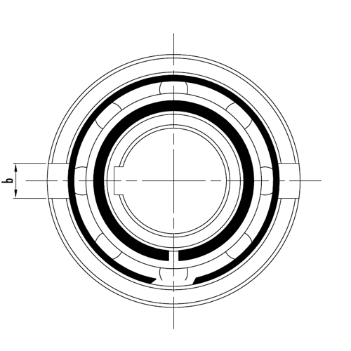 Обгонная муфта USNU15 (ASNU15) ISKRA