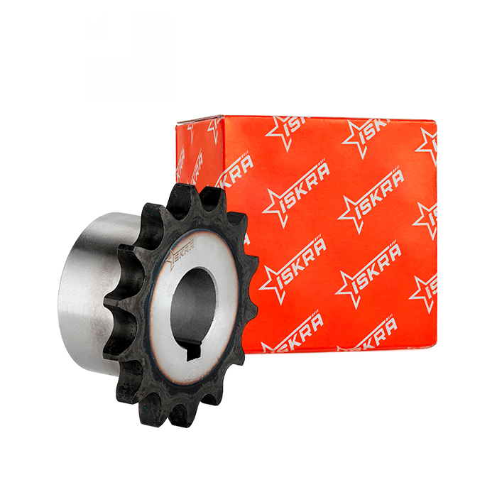 Звездочка с готовым отверстием d=20 со ступицей для цепи: 08B-1, 1/2"x5/16", Z=14 09SB014 ISKRA