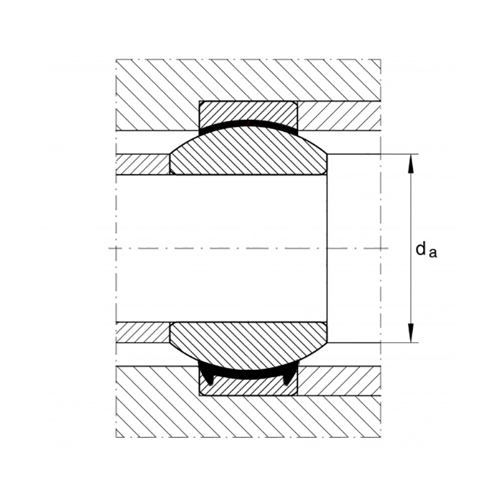 Подшипник GEG12C ISKRA