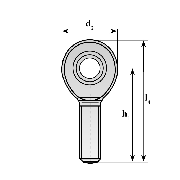 Шарнирный наконечник TSM8CSS ISKRA