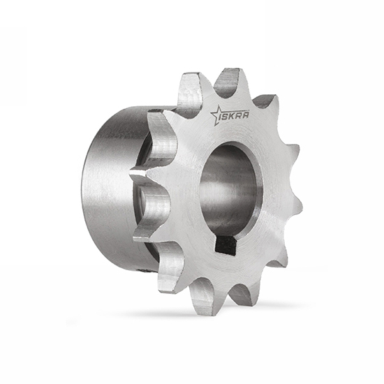 Звездочка со ступицей и готовым отверстием d=60, шпон. паз, для цепи: 16B-1, Z=20 ISKRA