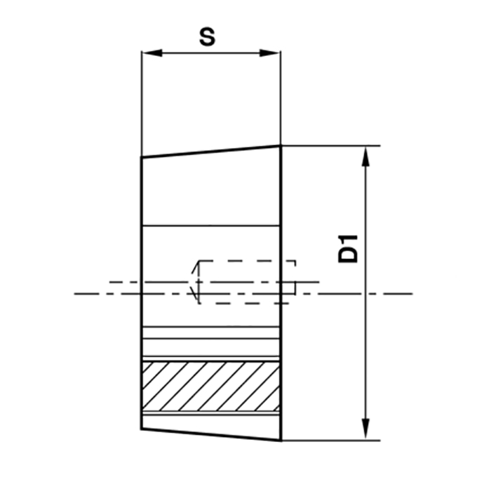 Втулка тапербуш 2012-19 мм ISKRA
