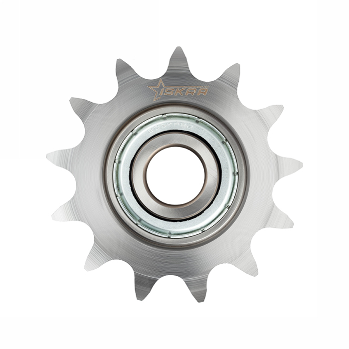 Звездочка натяжная на шариковых подшипниках для цепи 08B, Z=16, 1/2"x5/16" PC09016 ISKRA