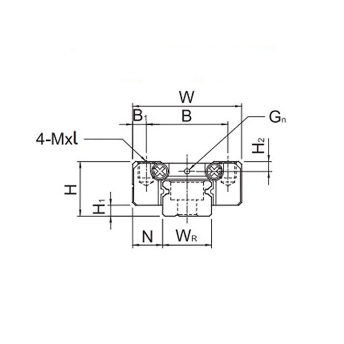 Каретка MGN12HZ0H ISKRA