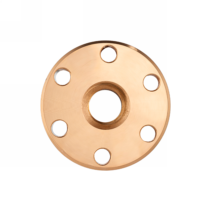 Гайка трапецеидальная с фланцем (бронза) d=24 мм, шаг резьбы 5 мм (прав. резьба), BFM 24-5-D ISKRA