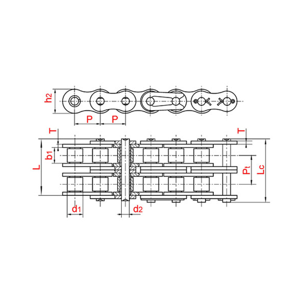 Соединительное звено для цепи 10B-2G ISKRA