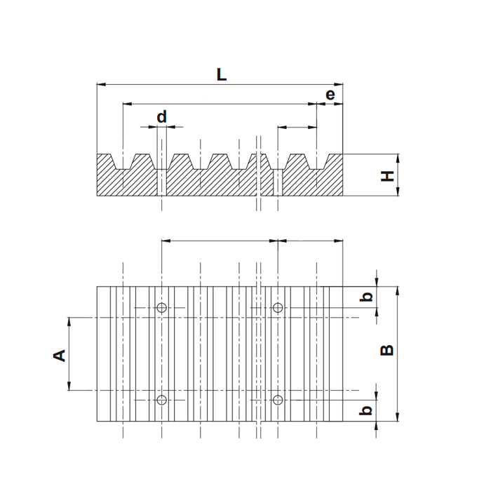 Зажимная пластина для ремня AT5-16 CPAT516 ISKRA