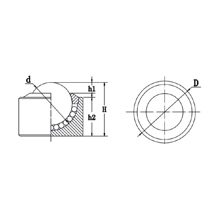 Шариковая опора KSM38 BS/CS ISKRA