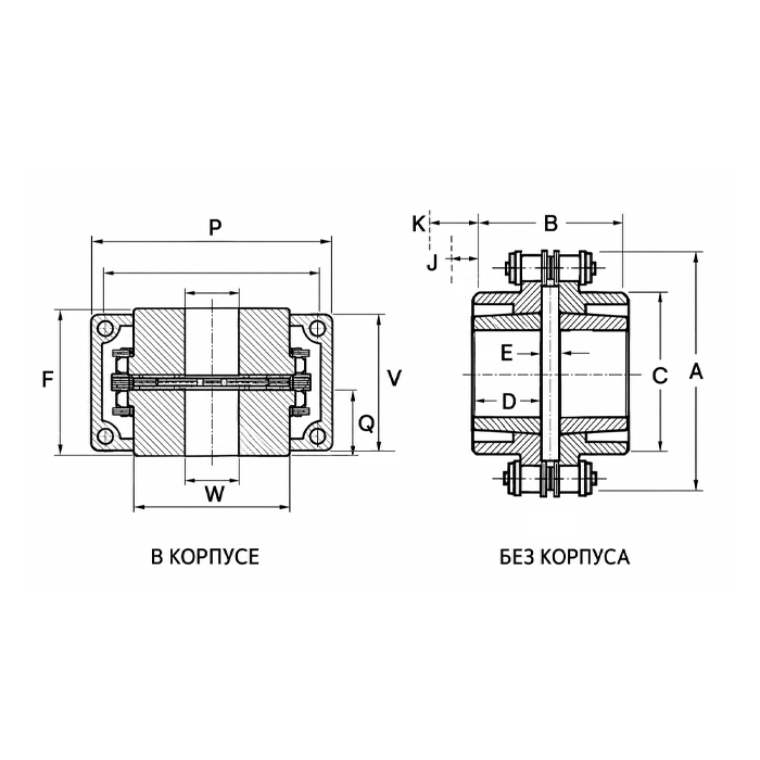 Муфта цепная под втулку тапербуш 1108 ISCC4016II ISKRA