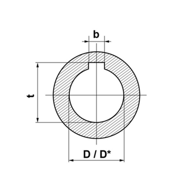 Втулка тапербуш 2012-19 мм ISKRA