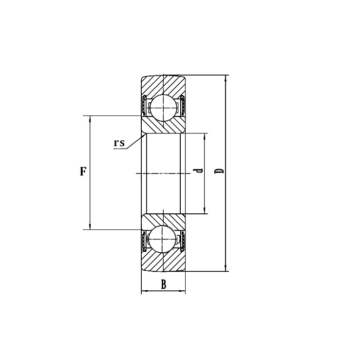 Опорный ролик LR206NPPU ISKRA