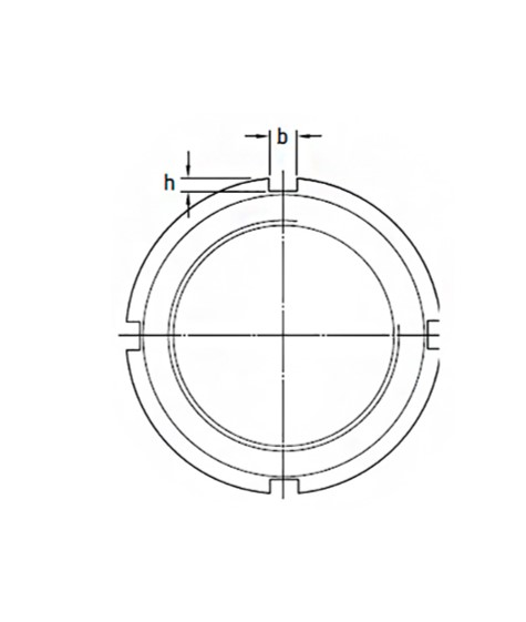 Гайка KM28 ISKRA