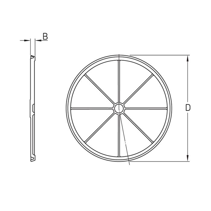 Крышка корпуса ASNH509 ISKRA