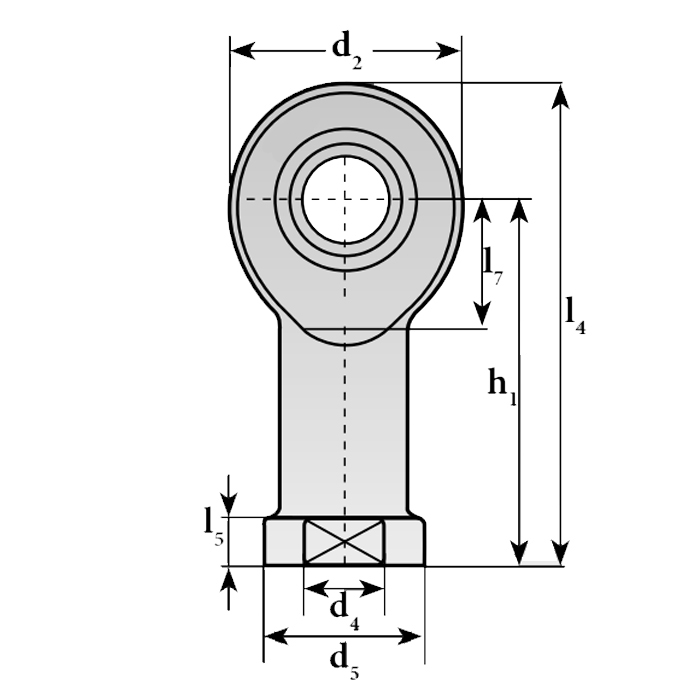 Шарнирный наконечник TSF30C ISKRA