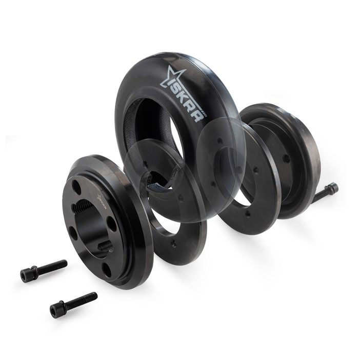 Торообразная муфта в сборе под втулку тапербуш 2517 (ВН-ВН) FLEX F90 ISKRA