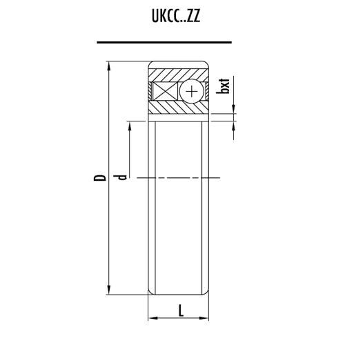 Обгонная муфта UKCC30-ZZ (CSK30PP) ISKRA