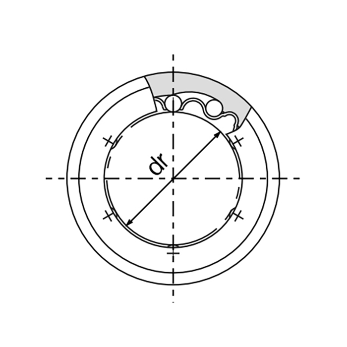 Линейный подшипник LM6-L-UU ISKRA