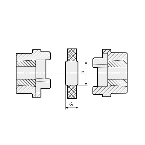 Упругий элемент HRCN130 ISKRA