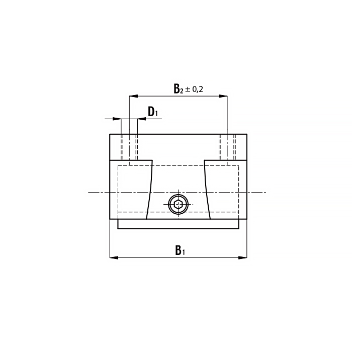 Линейный подшипник в сборе с корпусом TBR25-UU ISKRA