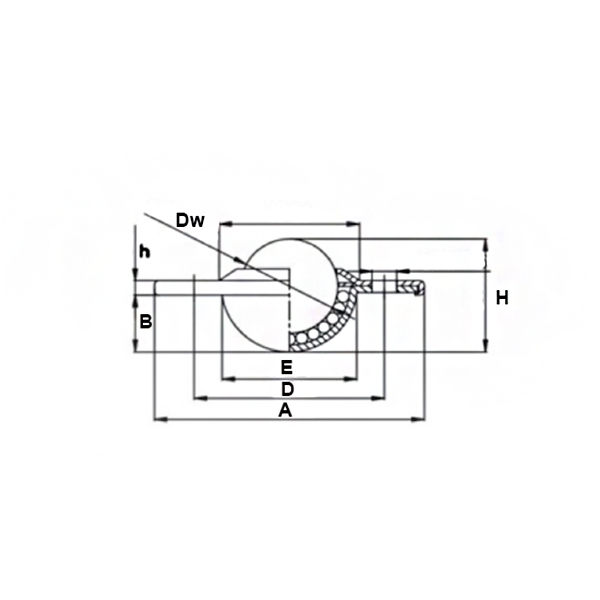 Шариковая опора CY16BCS/CS ISKRA
