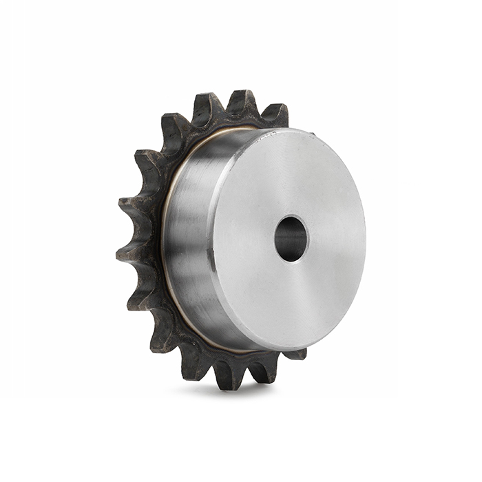 Звездочка под расточку со ступицей с калеными зубьями для цепи: 08B-1, Z=13, 1/2"x5/16" PS09T13 ISKRA