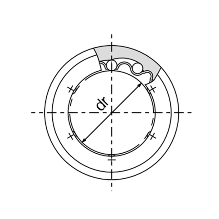 Линейный подшипник LME12-UU ISKRA