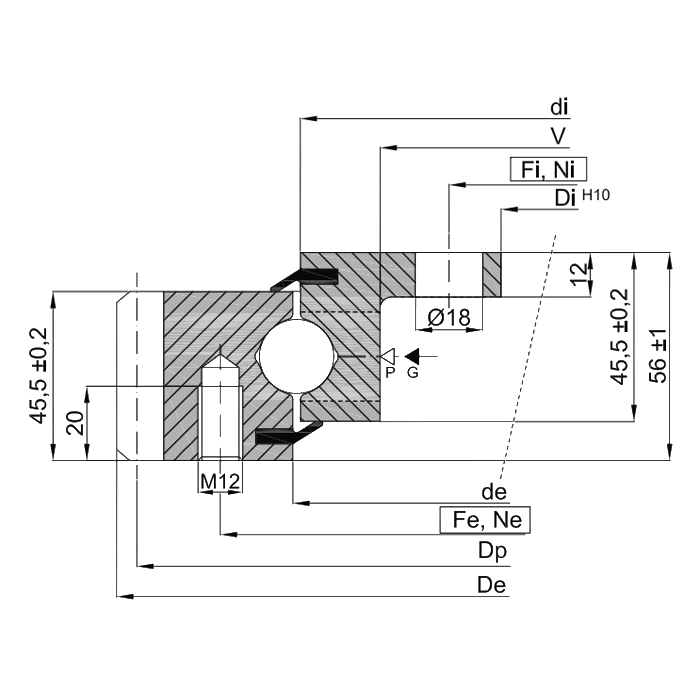 ОПУ фланцевая серия EBL.20.0314.200-1STPN ISKRA