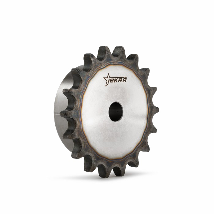 Звездочка под расточку со ступицей с калеными зубьями для цепи: 06B-1, Z=12, 3/8" x 7/32" PS05T12 (PHS 06B-1BH12) ISKRA