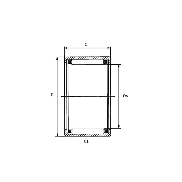 Подшипник HK1718 ISKRA