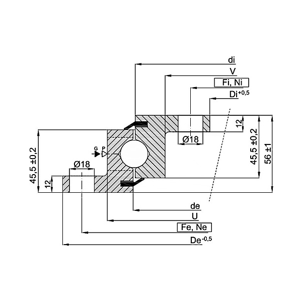 ОПУ фланцевая серия NBL.20.0544.200-1PPN ISKRA