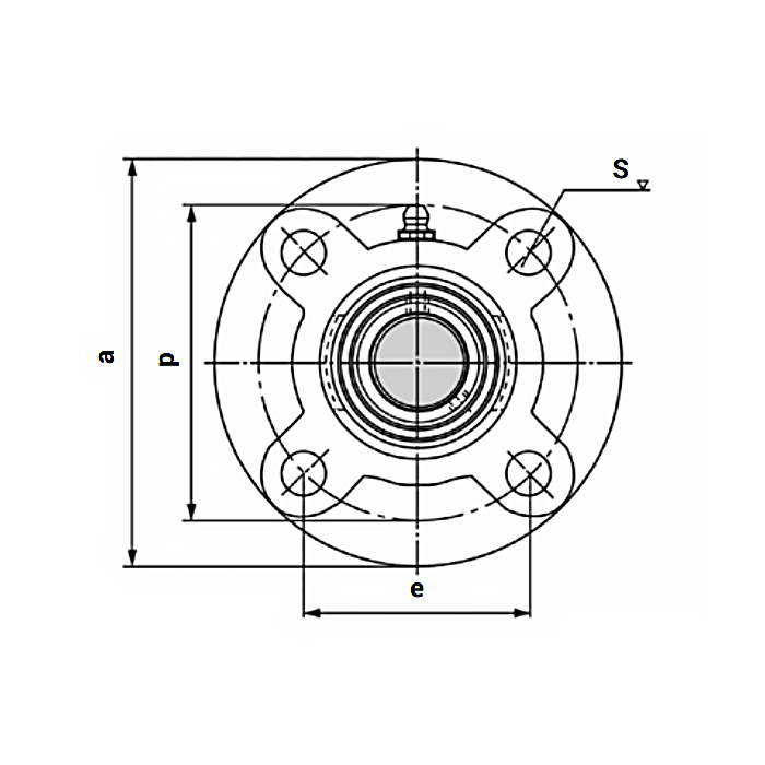 Подшипниковый узел UCFC 214 ISKRA