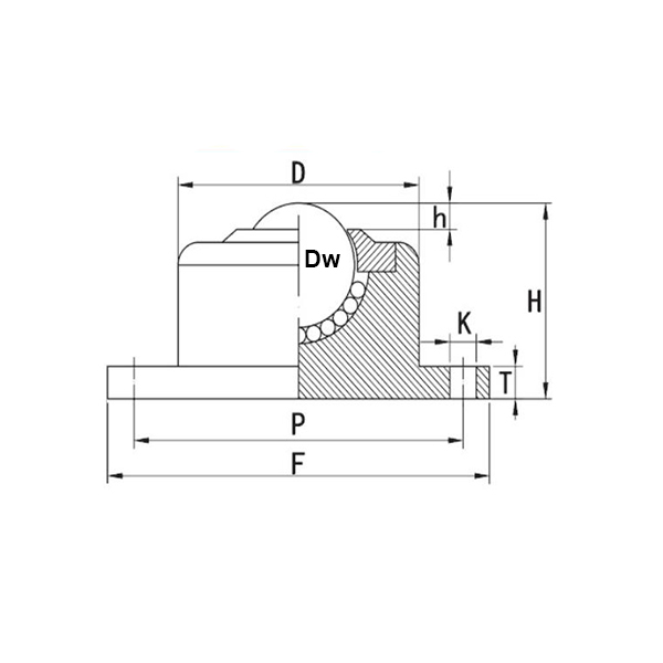 Шариковая опора IS19 ISKRA