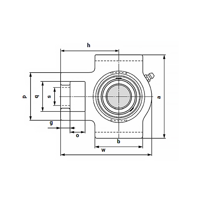 Подшипниковый узел UCT210 ISKRA