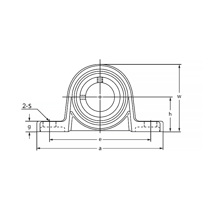 Подшипниковый узел UP001 ISKRA