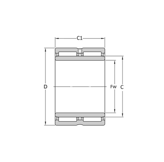 Подшипник NA4904-2RS ISKRA
