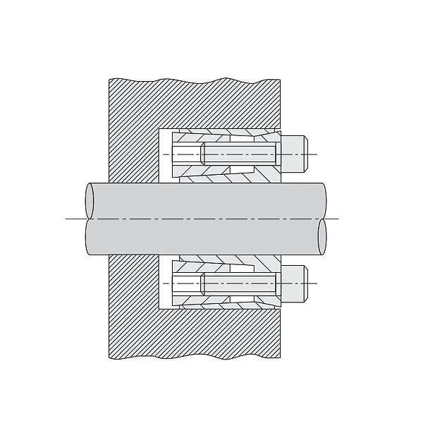 Зажимная втулка KLHH050 (PHF FX120-50x78) ISKRA