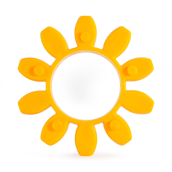 Упругий элемент типа паук желтый EG75090 ISKRA