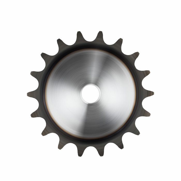 Звездочка под расточку со ступицей с калеными зубьями для цепи: 08B-1, Z=10, 1/2" x 5/16" PS09T10 (PHS08B-1BH10) ISKRA