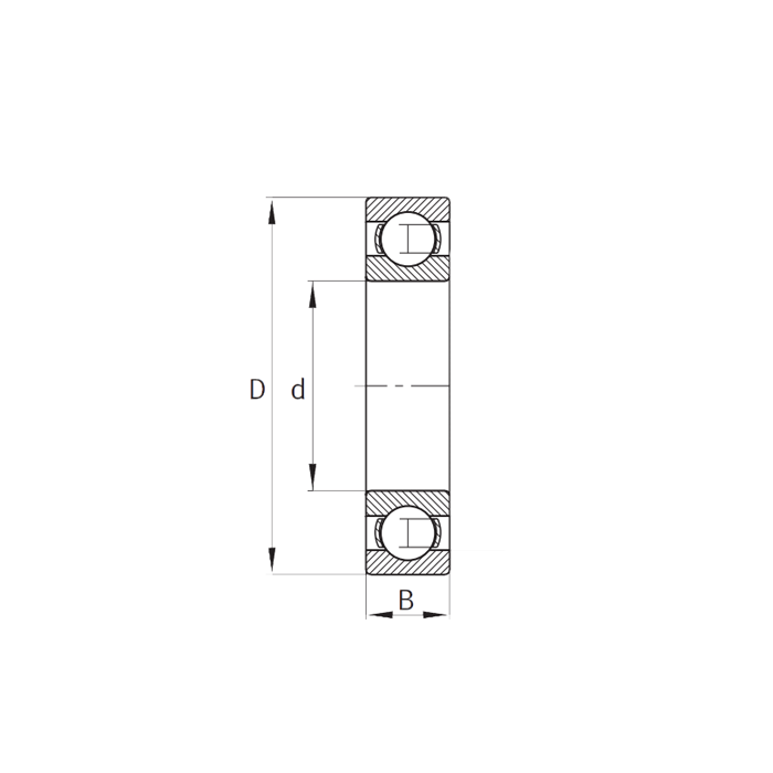 Керамический подшипник 6301-2RS ISKRA