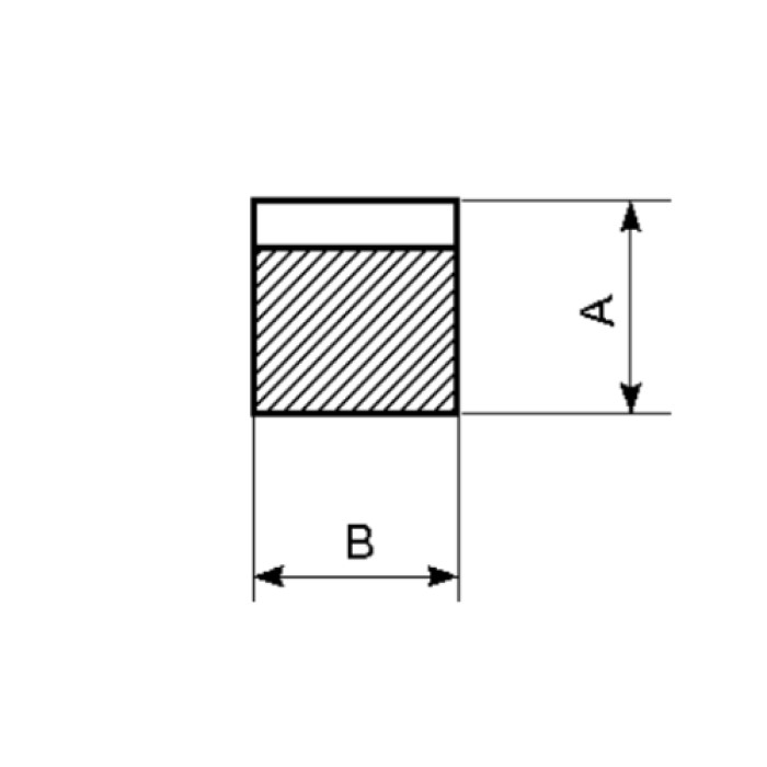 Рейка зубчатая прямозубая: 15x15, L=2000 мм, M=1 CR26200 ISKRA