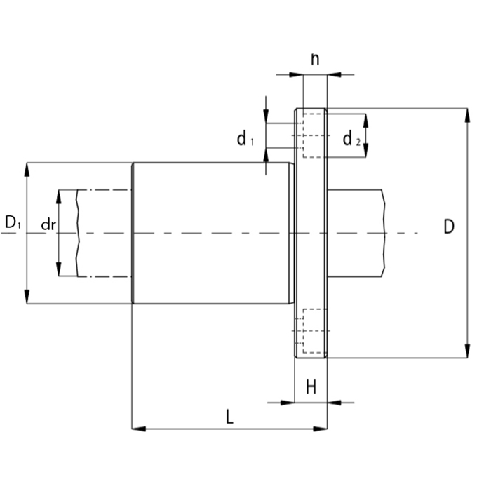 Линейный подшипник LMEK12-UU ISKRA
