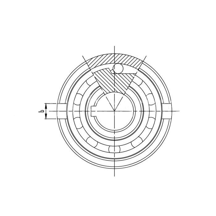 Обгонная муфта GF70 (NFR70) ISKRA