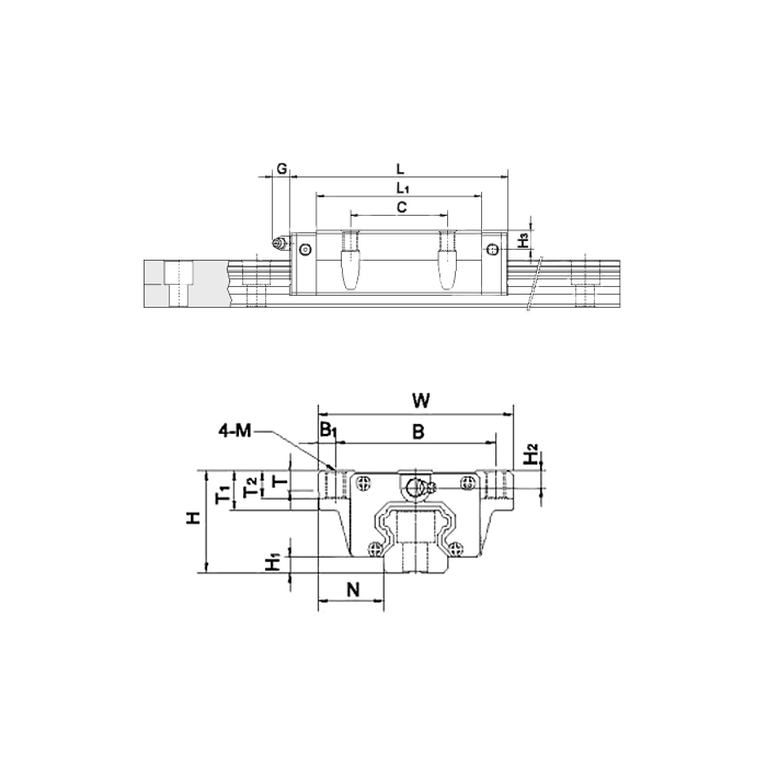 Каретка HGW15CCZAP ISKRA
