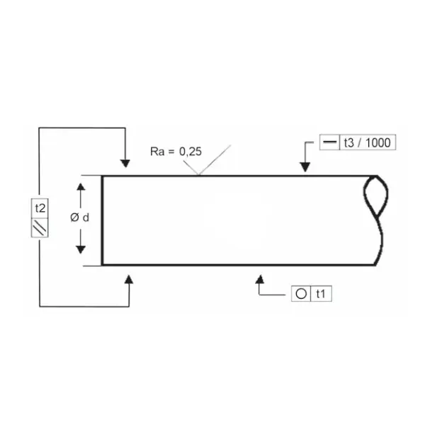 Вал прецизионный W70 ISKRA