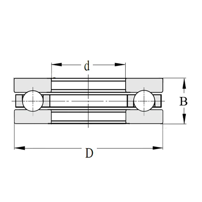 Подшипник 51103 ISKRA