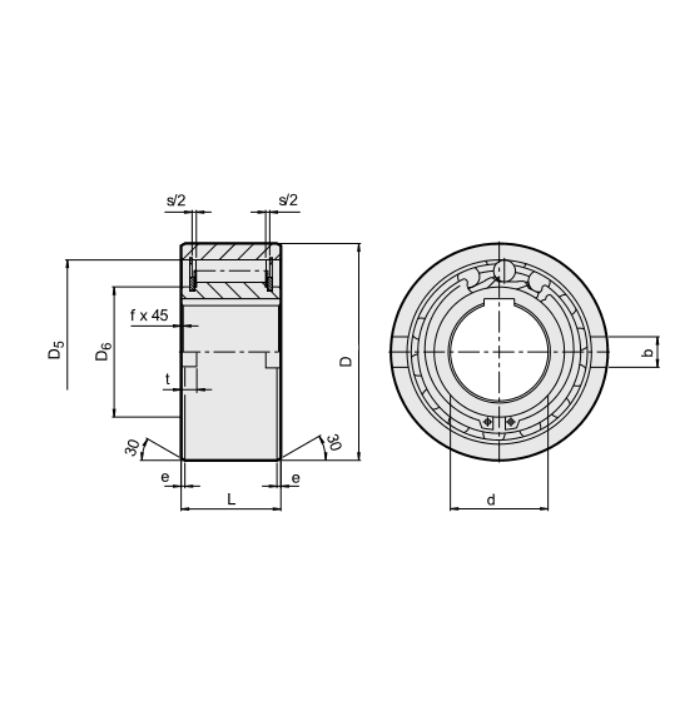 Обгонная муфта AE30 ISKRA