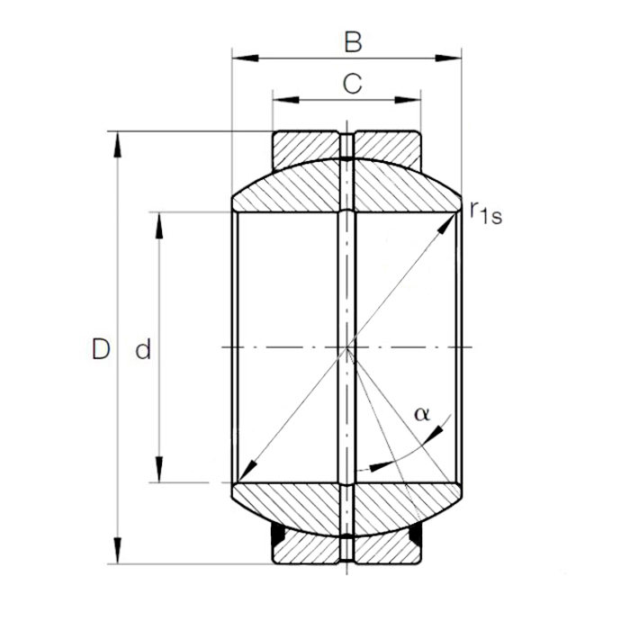 Подшипник GE120ES2RS ISKRA